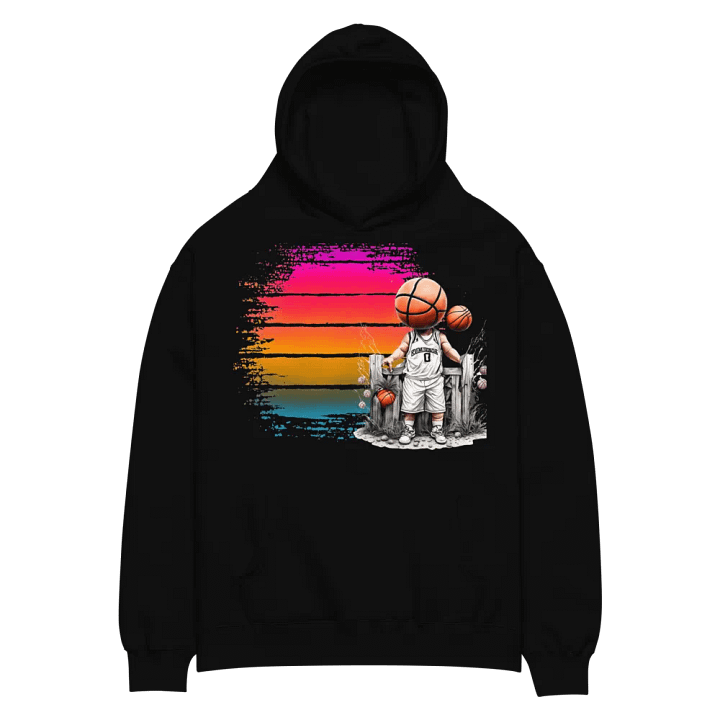 Hoops Head Unisex Premium Oversized Hoodie product image (2)