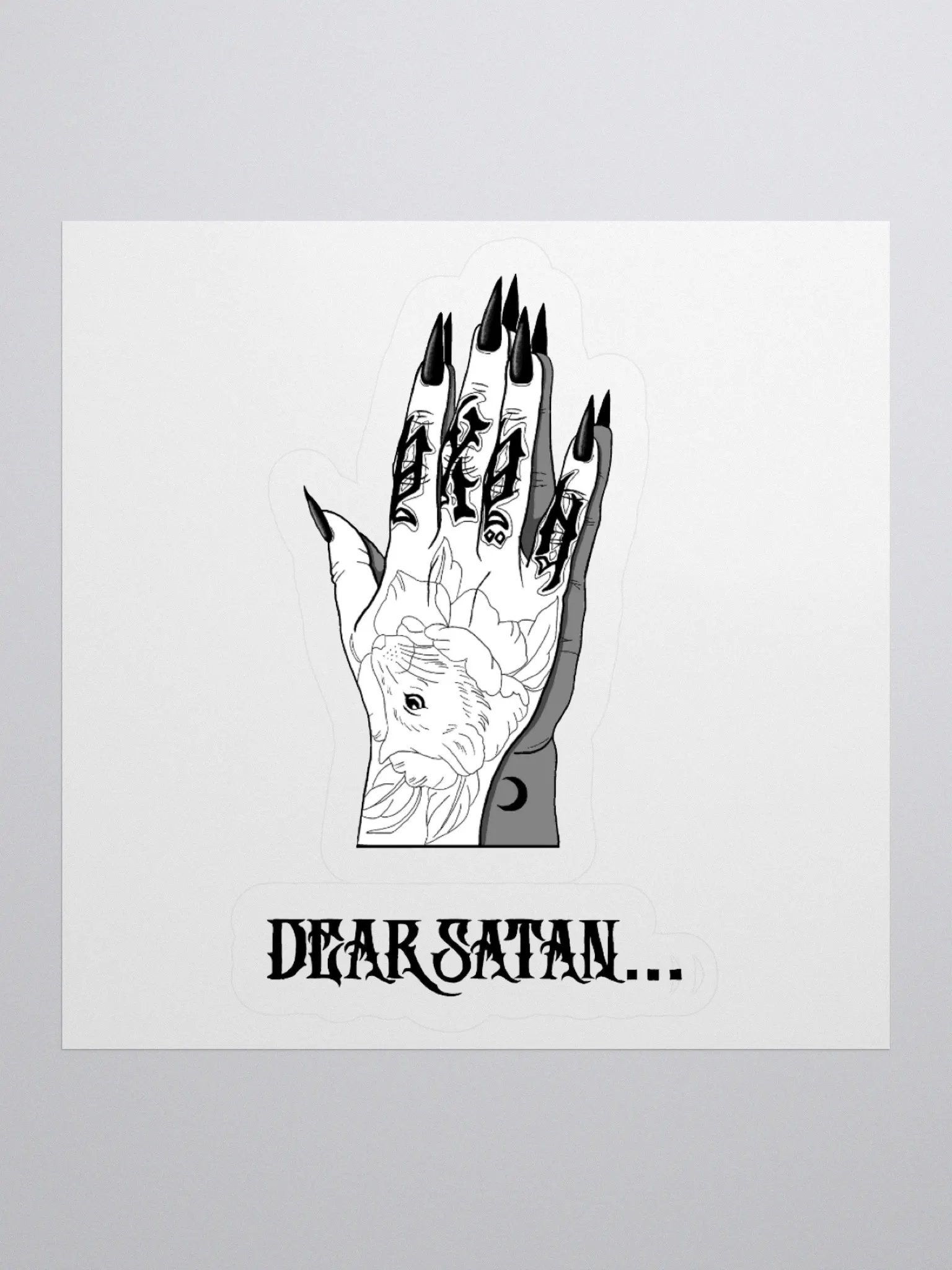Dear Satan... (sticker) product image (1)