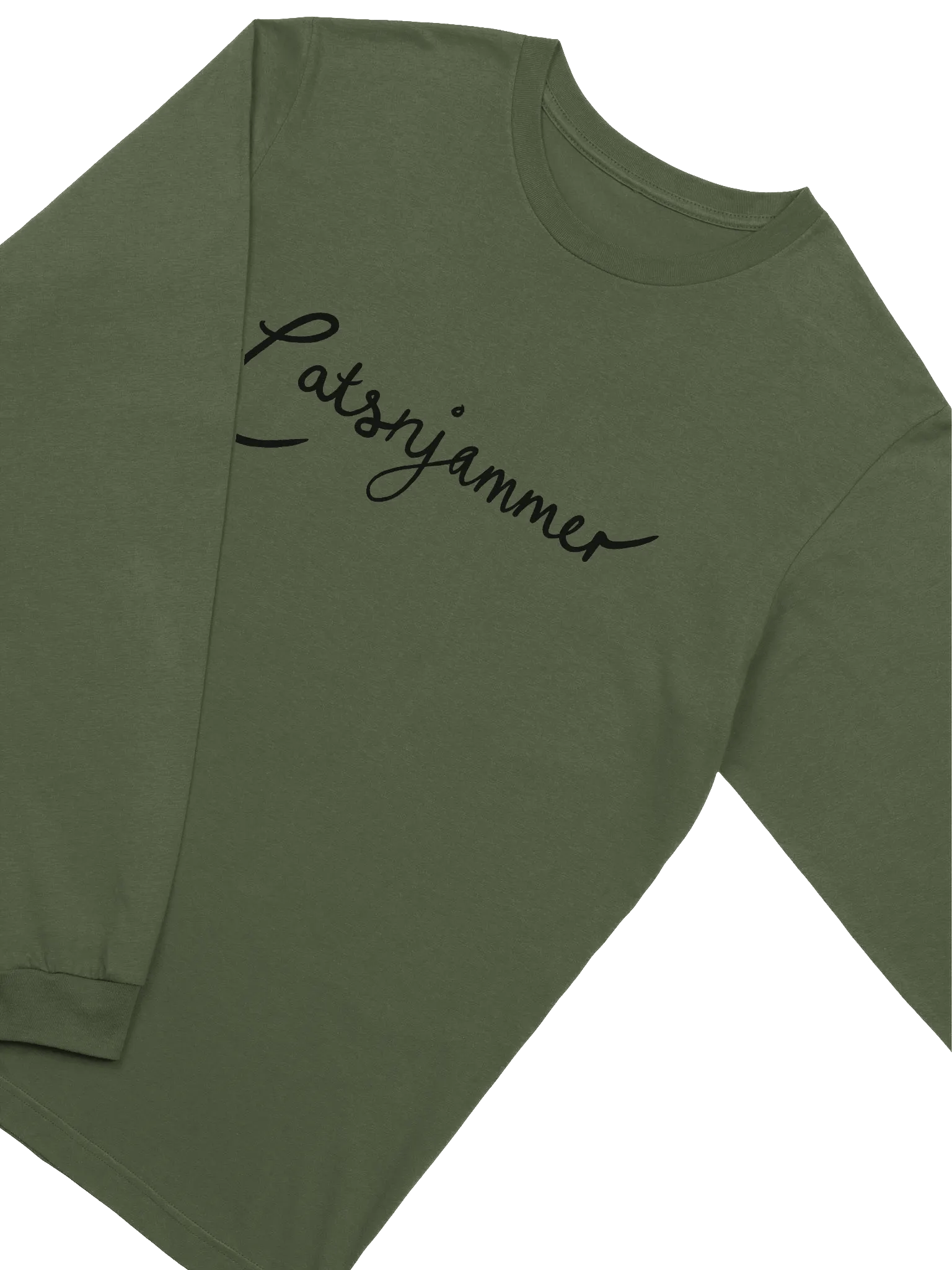 Catsnjammer Script Logo Long Sleeve T Shirt - Light product image (4)