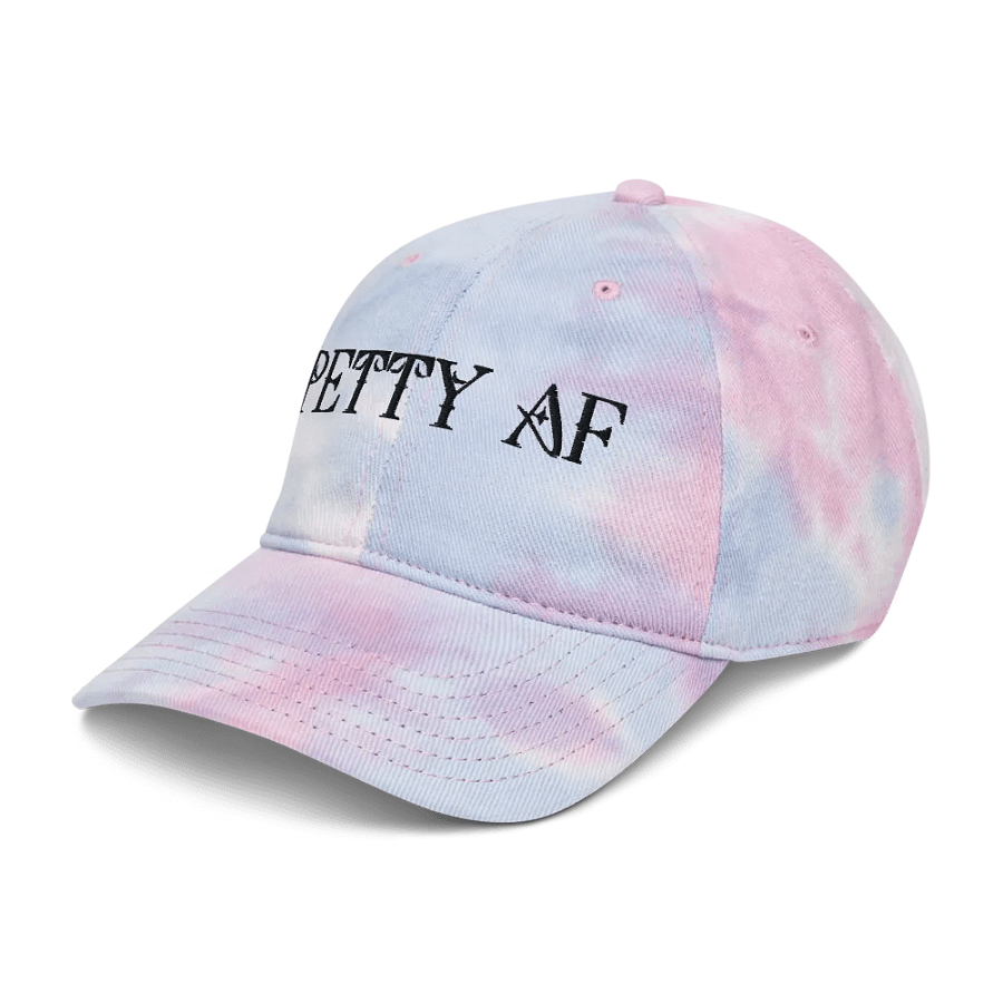 Petty AF Liberal Anti MAGA Embroidered Tie Dye Cap product image (4)