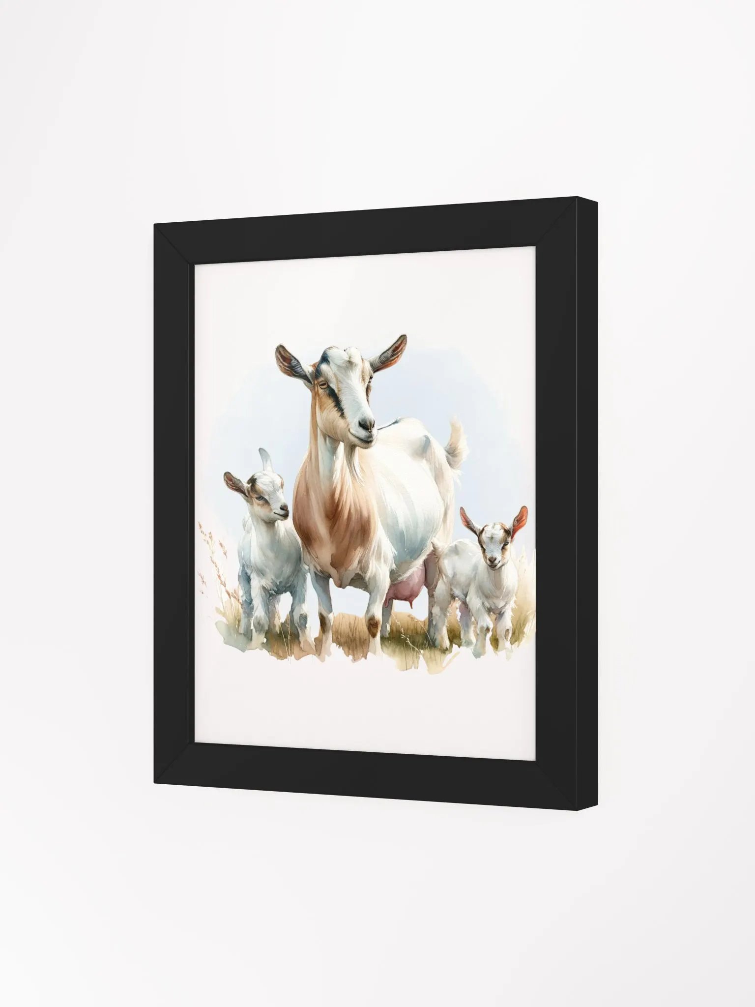 Nigerian Dwarf Mama - Framed Print product image (77)