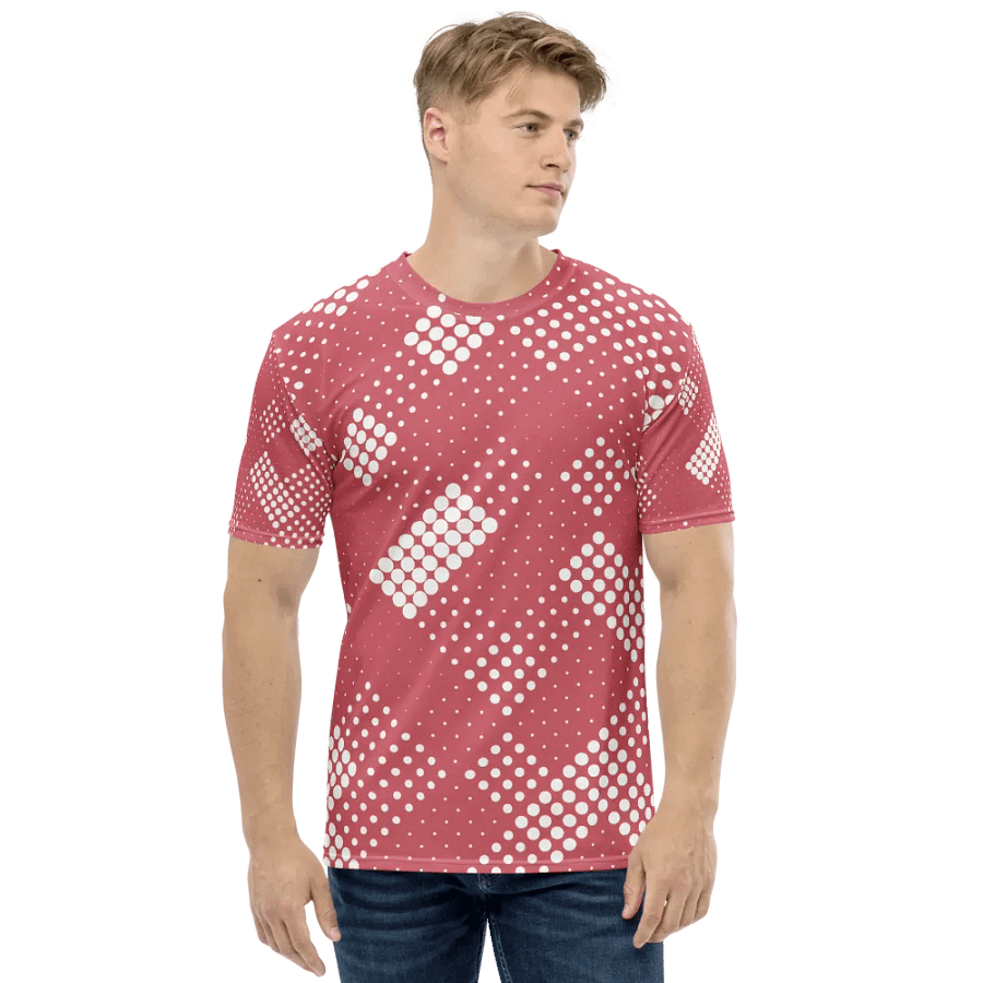 MENS FUN ABSTRACT CIRCLES (RED) product image (3)