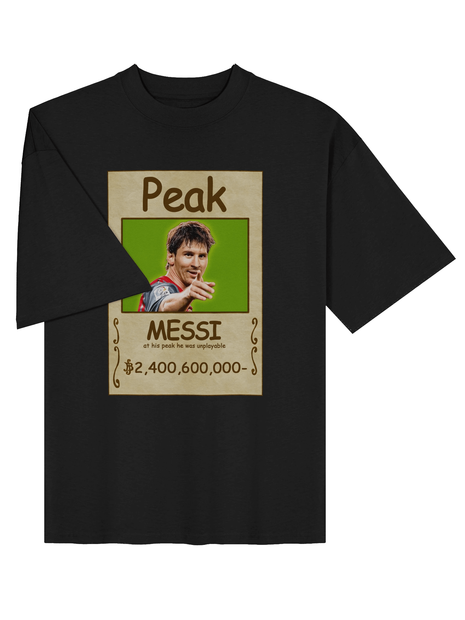 PEAK WANTED Messi Tee (Oversized) product image (3)