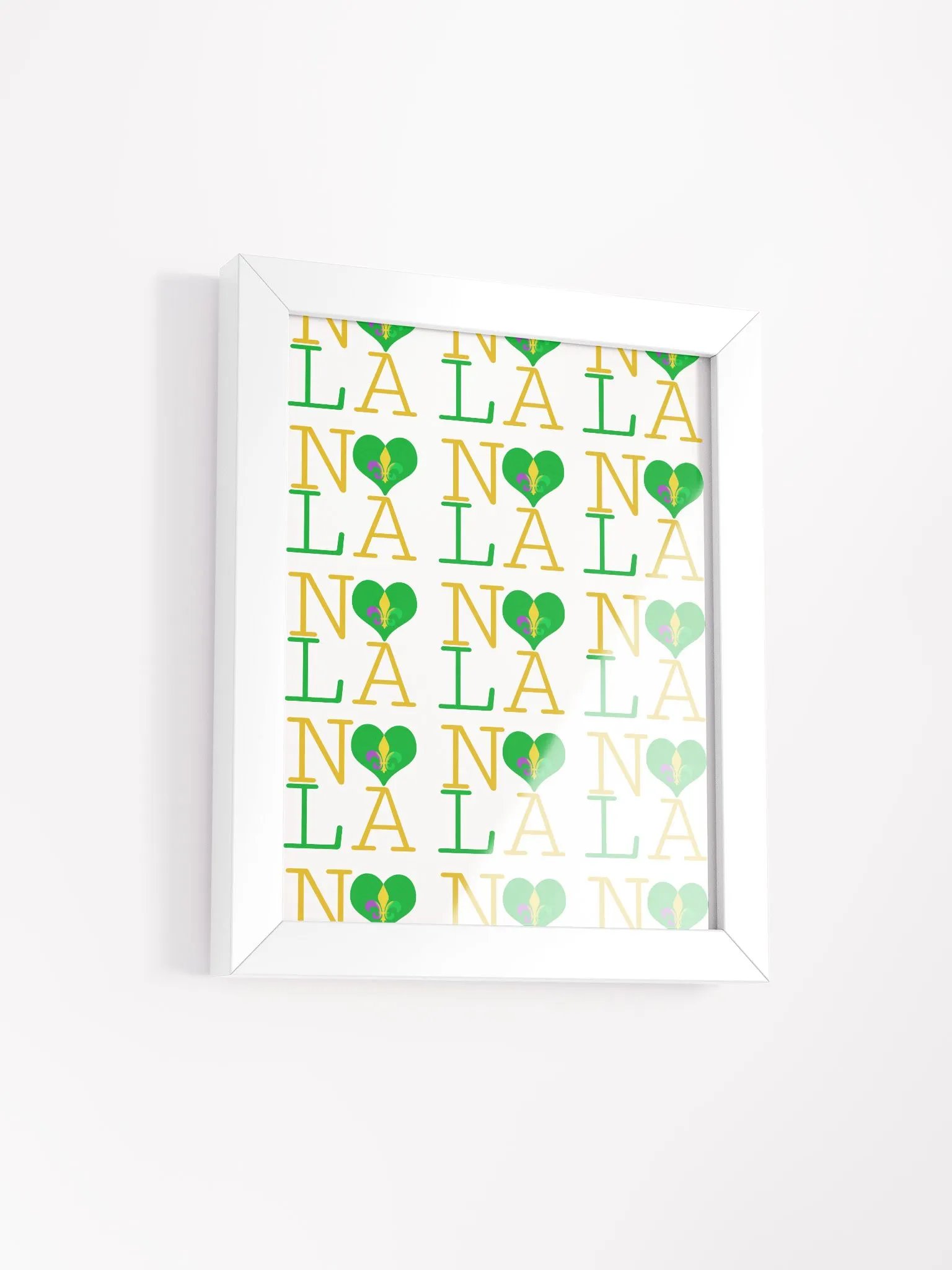 I LOVE NOLA **LEGACY POSTER** (MARDI GRAS 2 INFINITY WALL) product image (44)