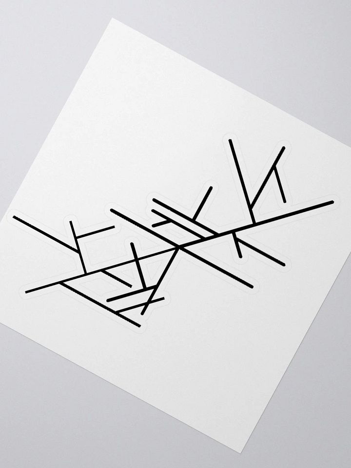 Fragments Cut Out Sticker product image (4)