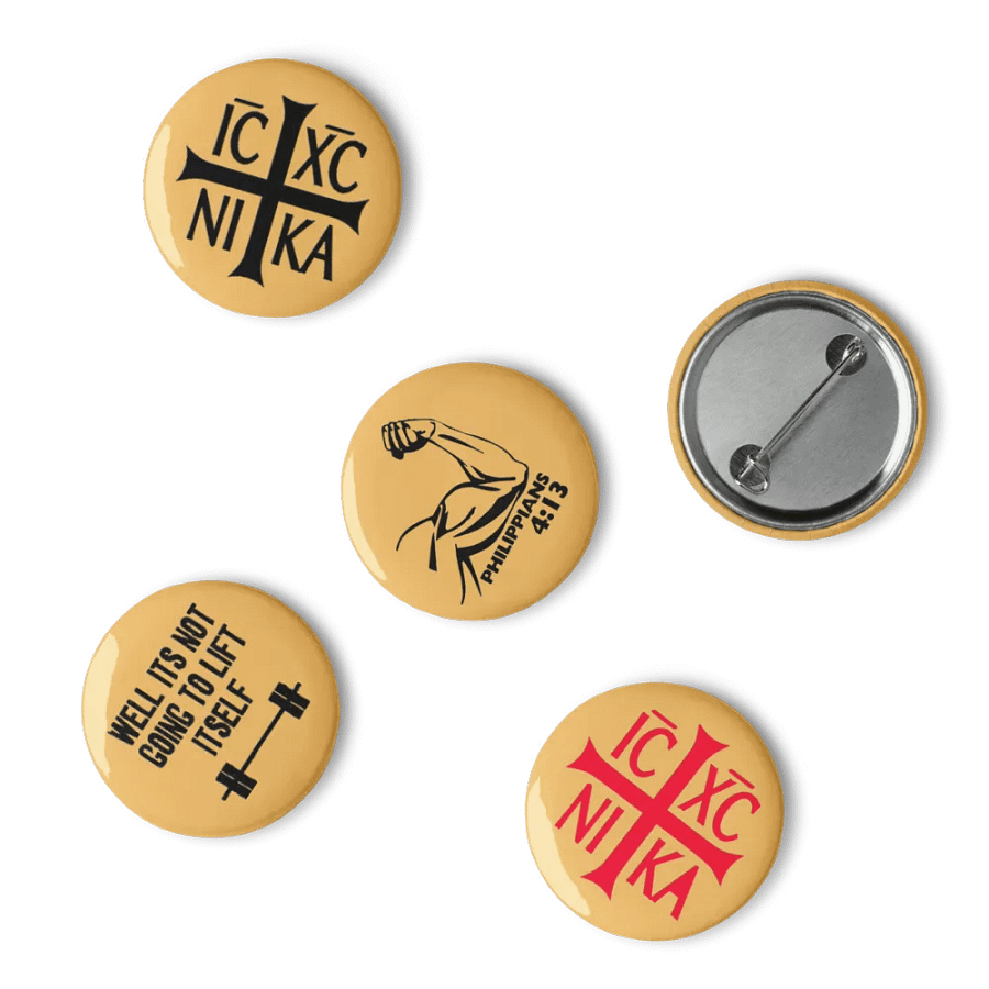 Victorious Christogram Pin Buttons Set product image (15)