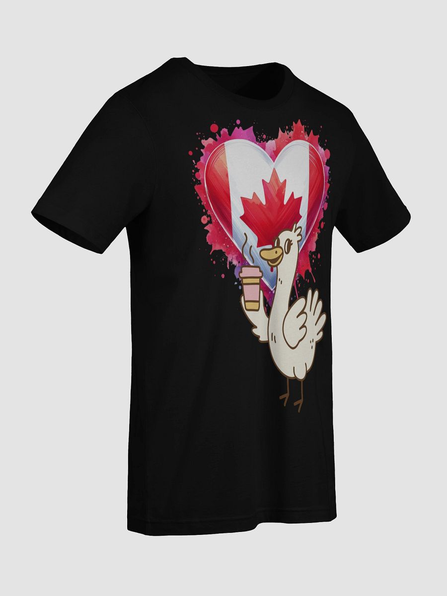 Quirky Canadian Duck Coffee T-Shirt product image (52)