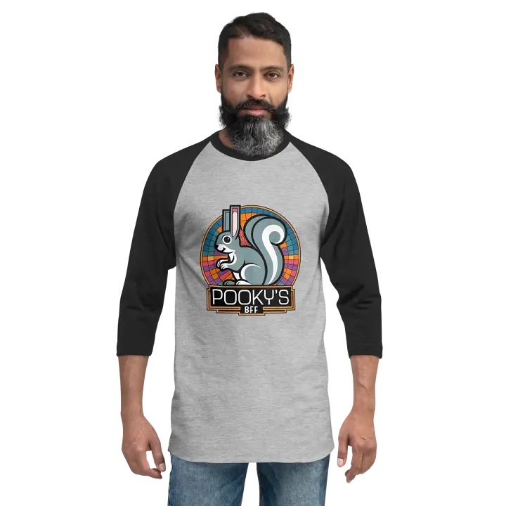 Pooky's BFF ¾ Sleeve Raglan Tee product image (2)