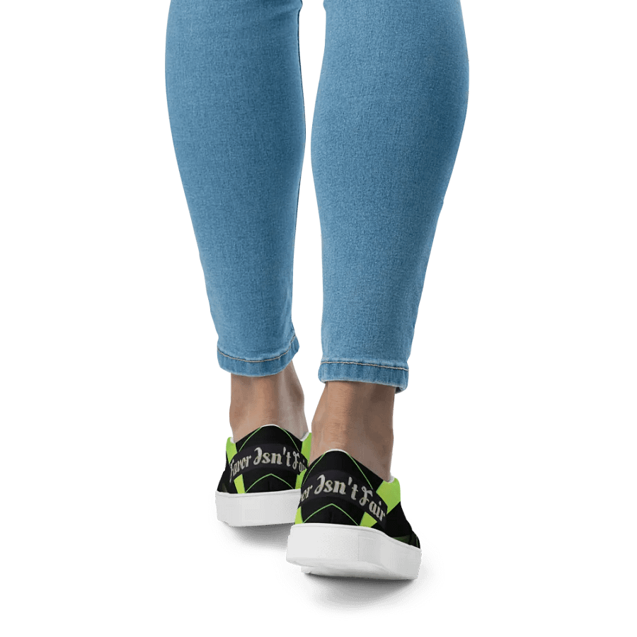 BBG Lime Green and Black Women's Slip On product image (3)