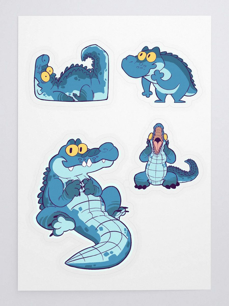 Half Croc Sticker Sheet 2 product image (3)