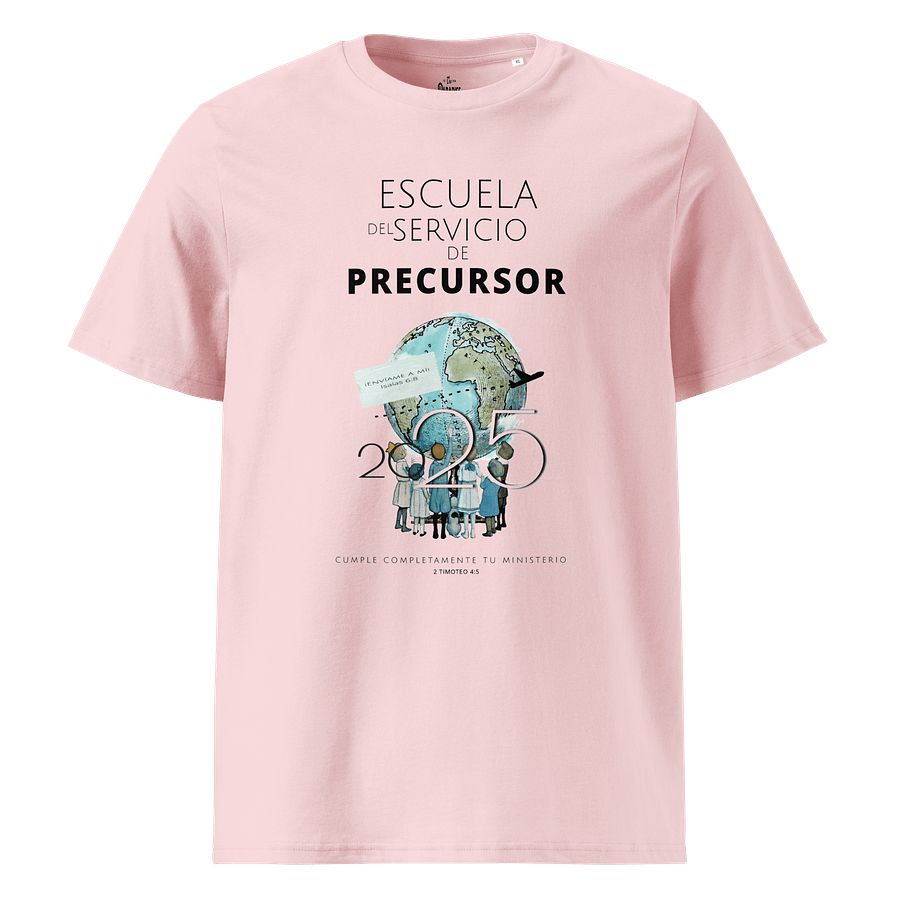 Camiseta Escuela del Servicio de Precursor 2025 | 100% Algodón Orgánico | Estilo, Comodidad y Sostenibilidad product image (1)