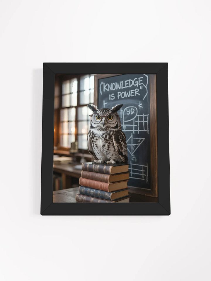 Wise Owl Wisdom, Framed Poster product image (2)
