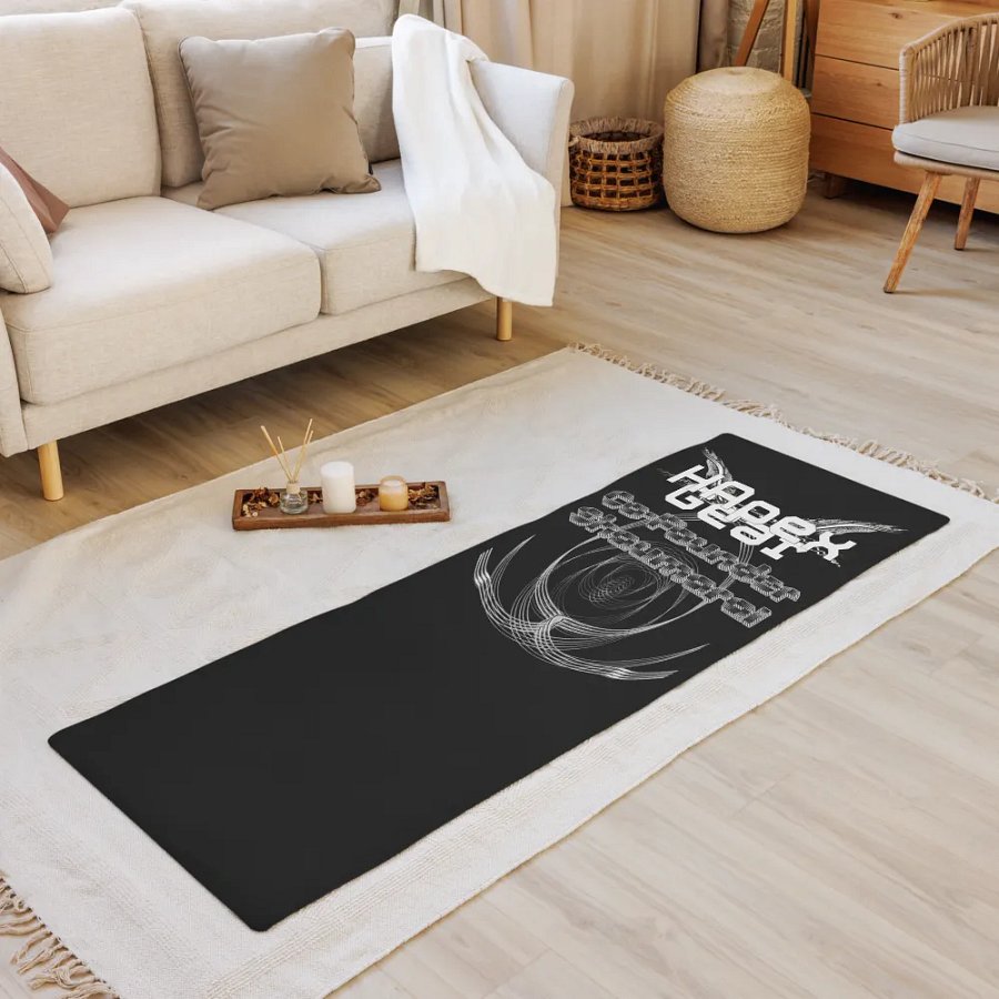 Yoga Mat - Black - Co Founder Shaumarai - White HApex Gear White Logo product image (8)