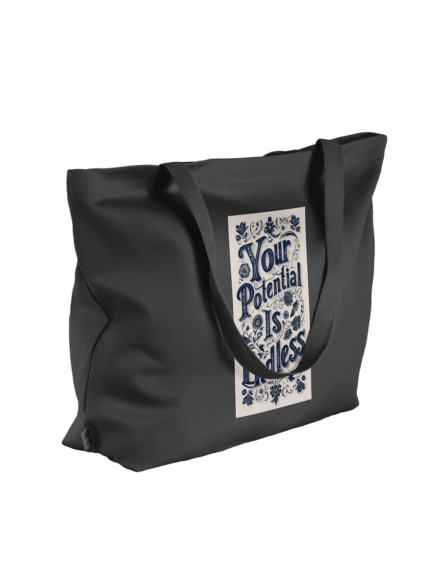 Your Potential Is Endless DT – Organic Cotton Tote Bag (Wide) product image (4)