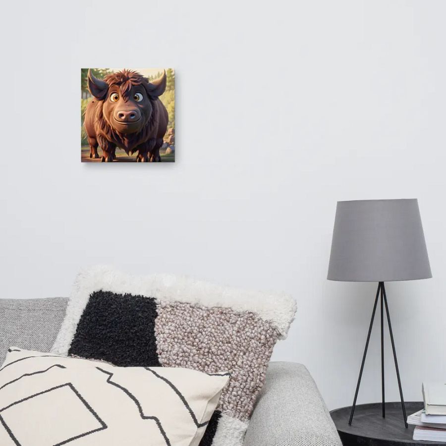 Endangered Species - Mexico - Bison Canvas Art product image (10)