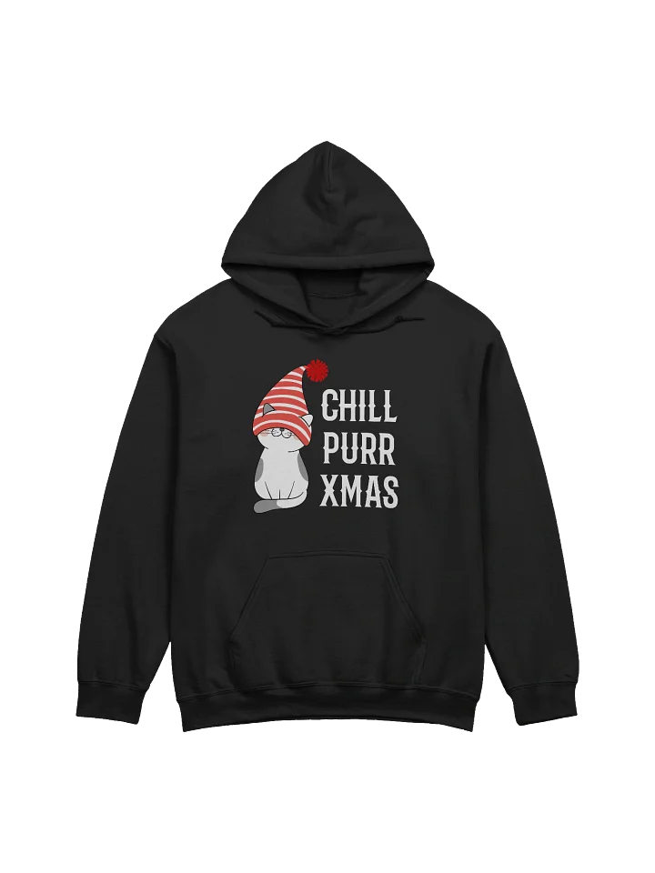 Chill Purr Xmas – Cozy Holiday Cat Hoodie product image (1)