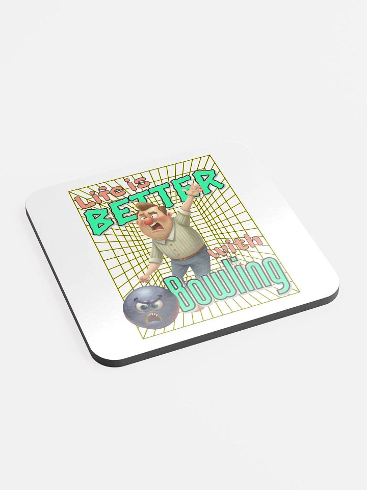 Life Is Better With Bowling Cork Coasters product image (2)
