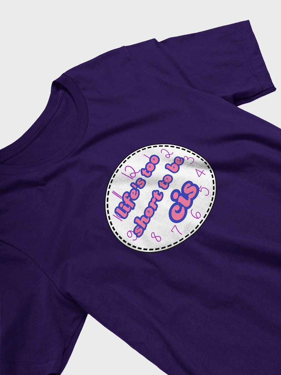 life's too short to be cis genderfluid t-shirt product image (3)
