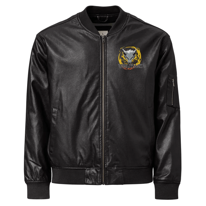 Faux Leather WOLFPACK Jacket product image (1)