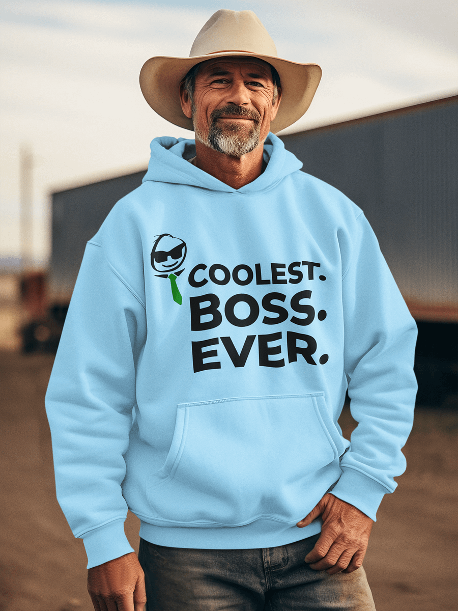 Coolest Boss Ever | Cotton Heritage Unisex Premium Hoodie | Ultimate Comfort & Style product image (10)