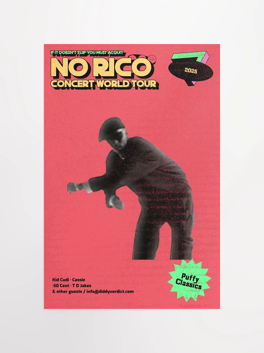 No Rico Concert Tour Pooster product image (4)