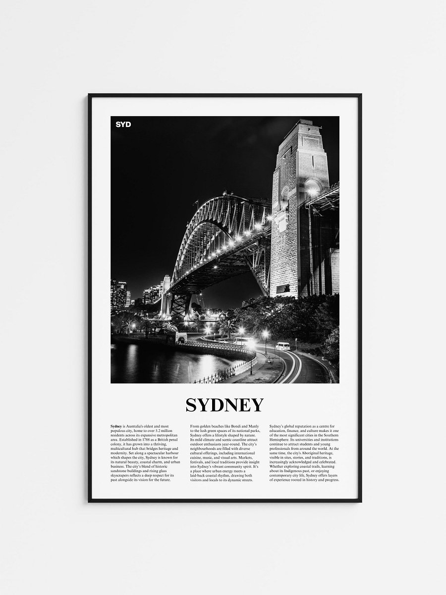 Sydney 02 Newspaper Poster product image (1)