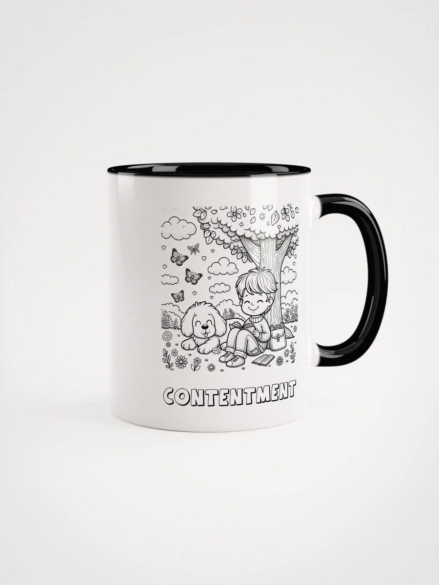 Contentment's Quiet Embrace Coloring Book Mug product image (1)