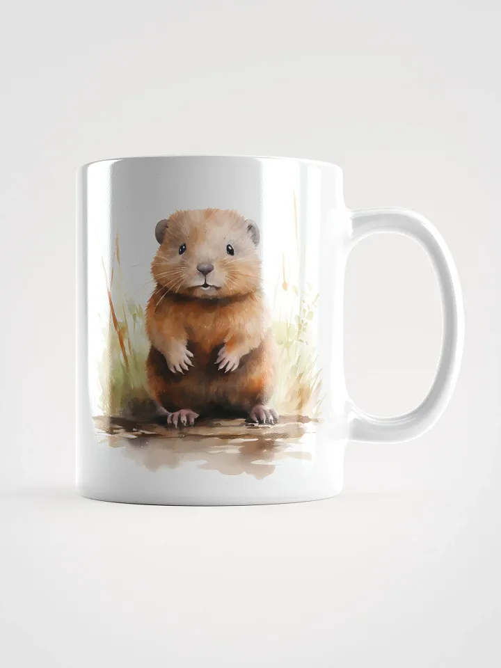 Beaver Baby White Glossy Mug product image (1)