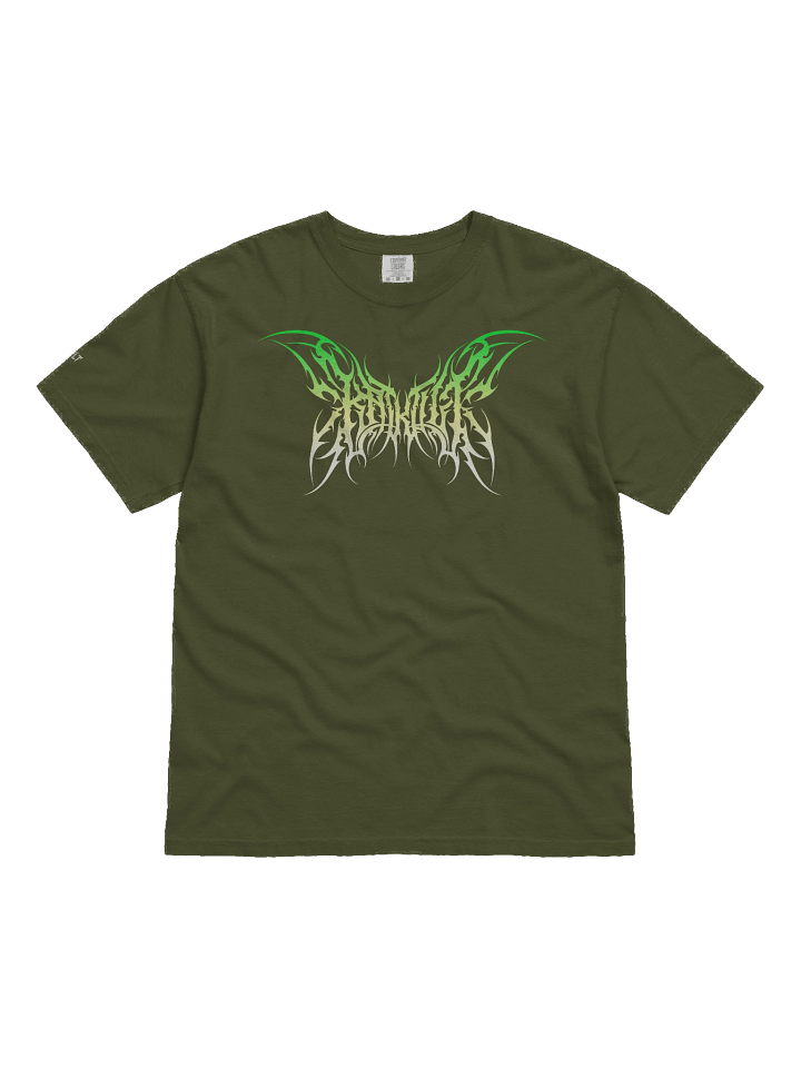 Kat Kult Comfort Colors T-Shirt (Green & White logo) product image (1)