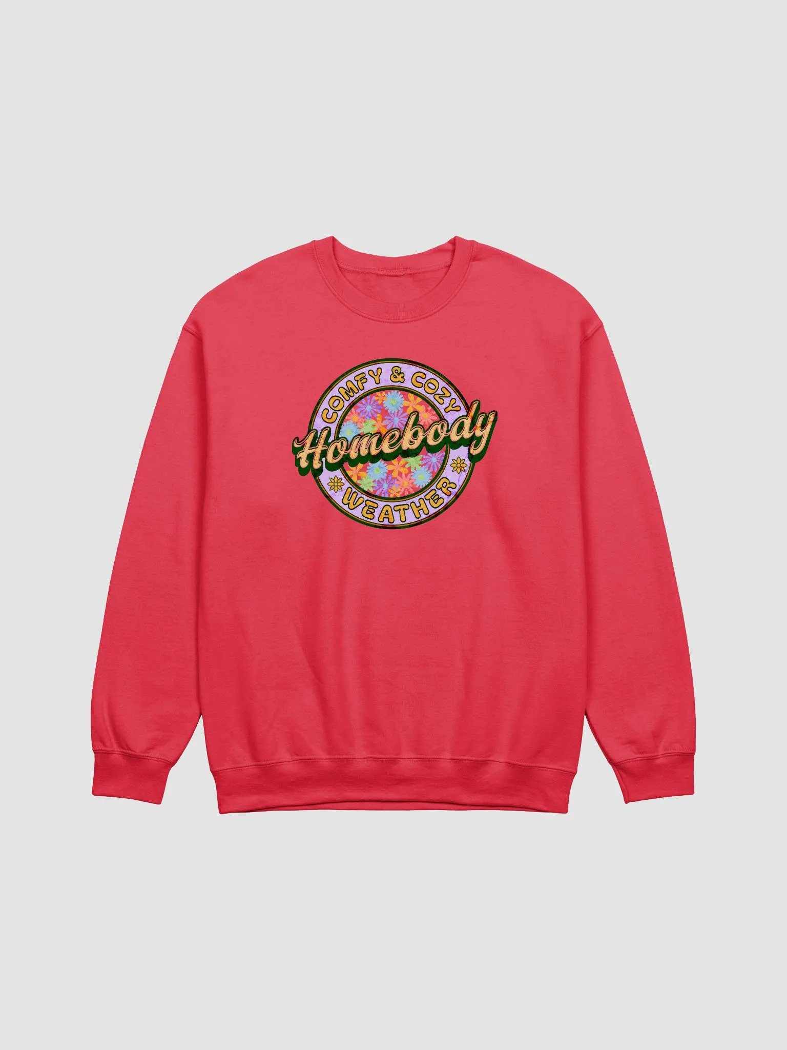 Homebody Comfy And Cozy Weather Floral Crewneck product image (15)