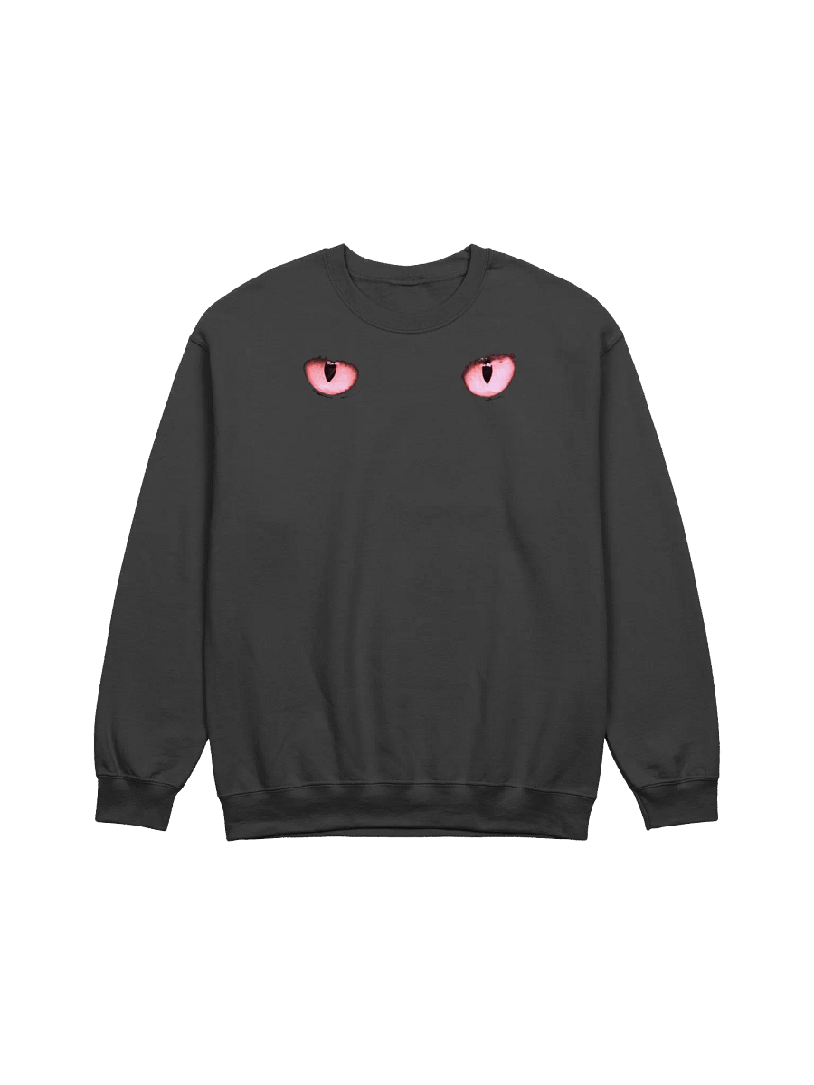 CAT EYES RED SWEATSHIRT product image (1)