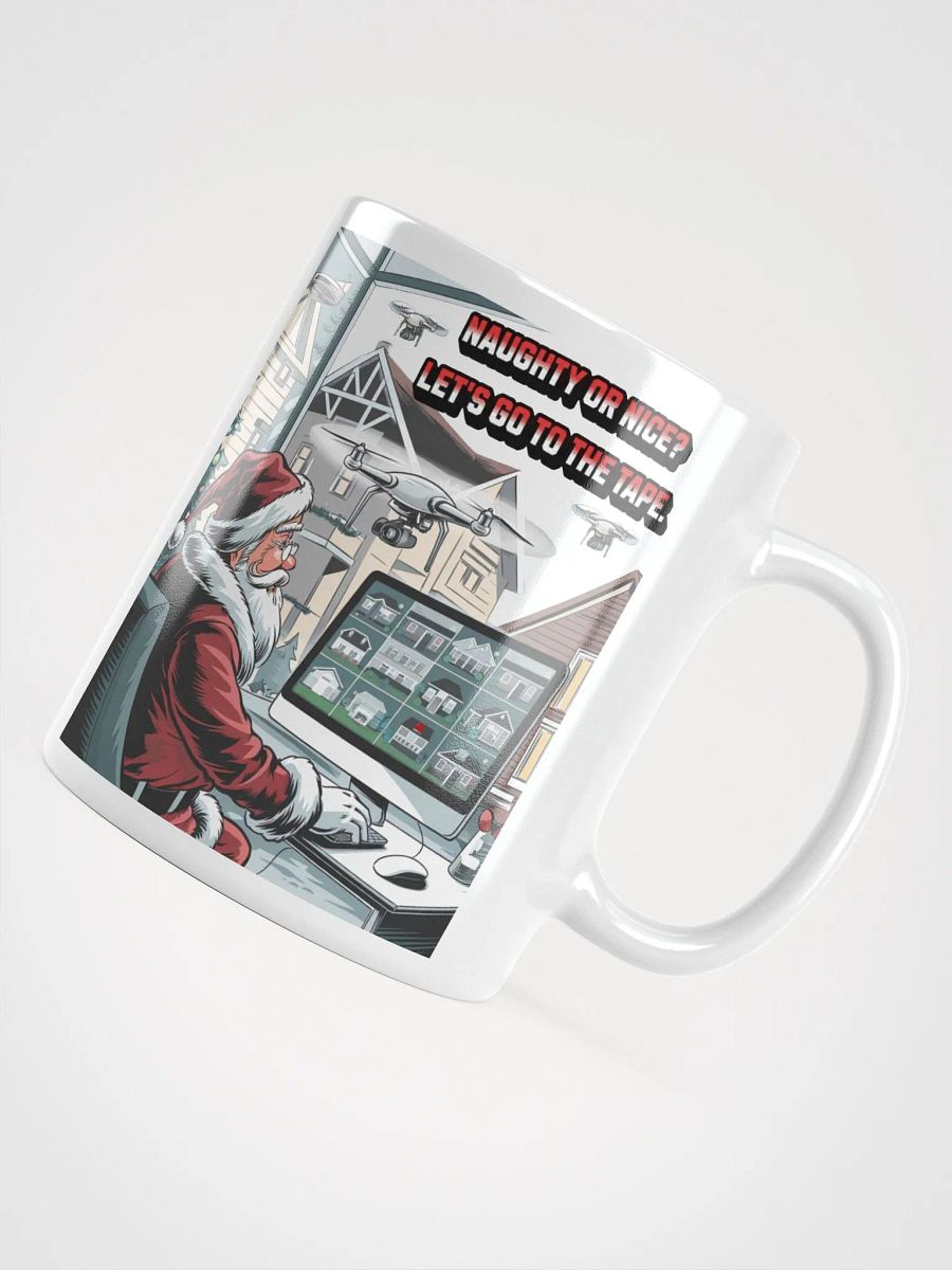 Naughty or Nice? Let's Go To The Tape - White Mug product image (12)