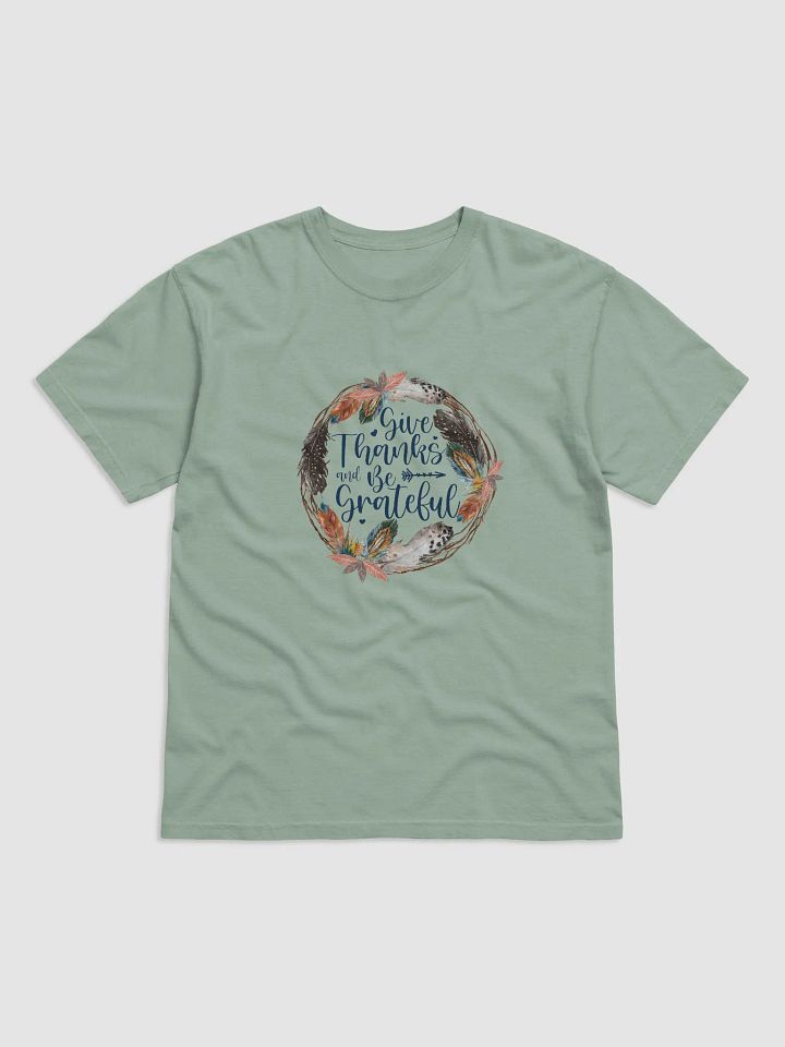 Gratitude Feathers Wreath T-Shirt product image (10)