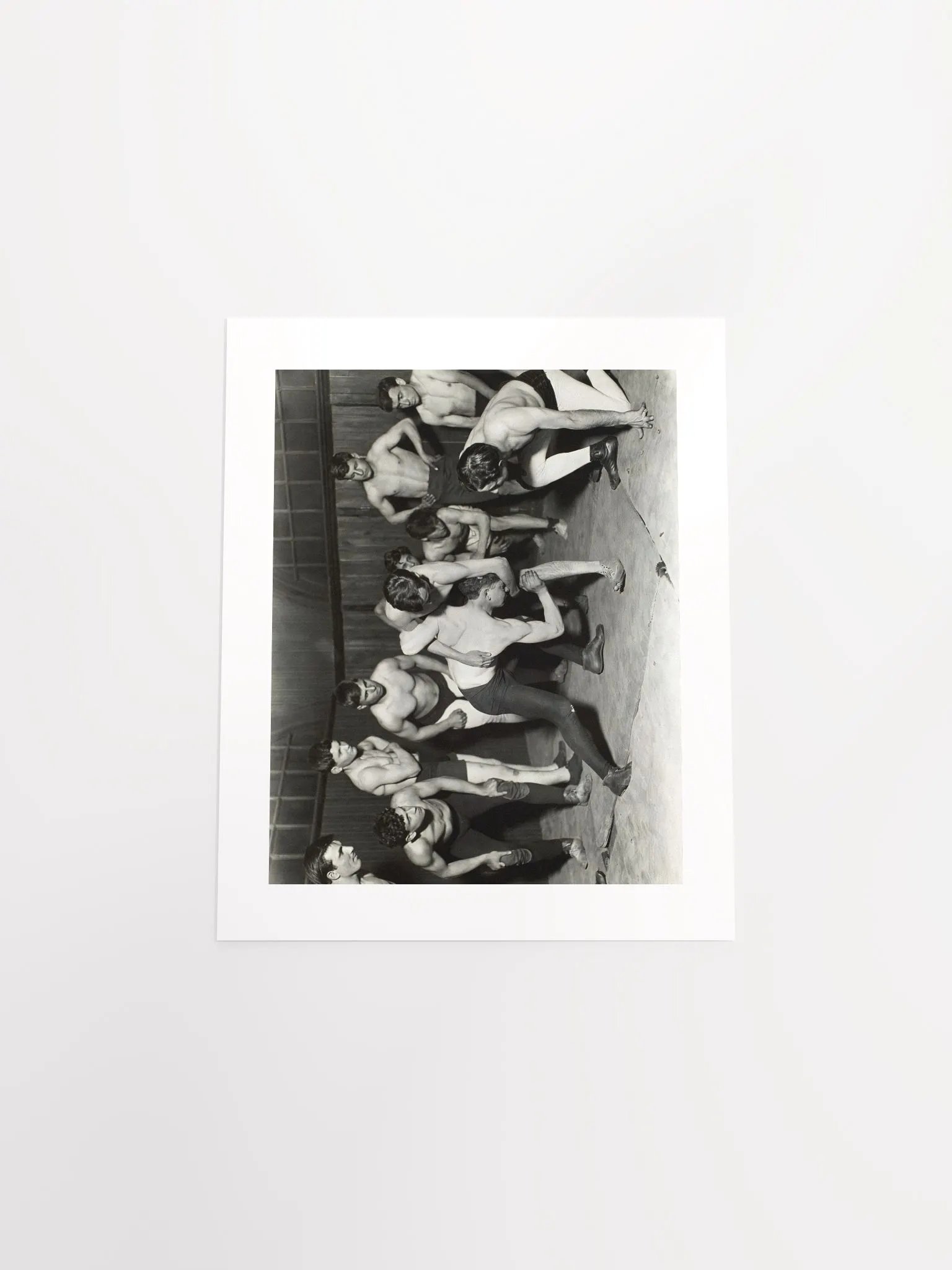 Greek Wrestling Club by Lewis Hine (1910) - Print product image (5)