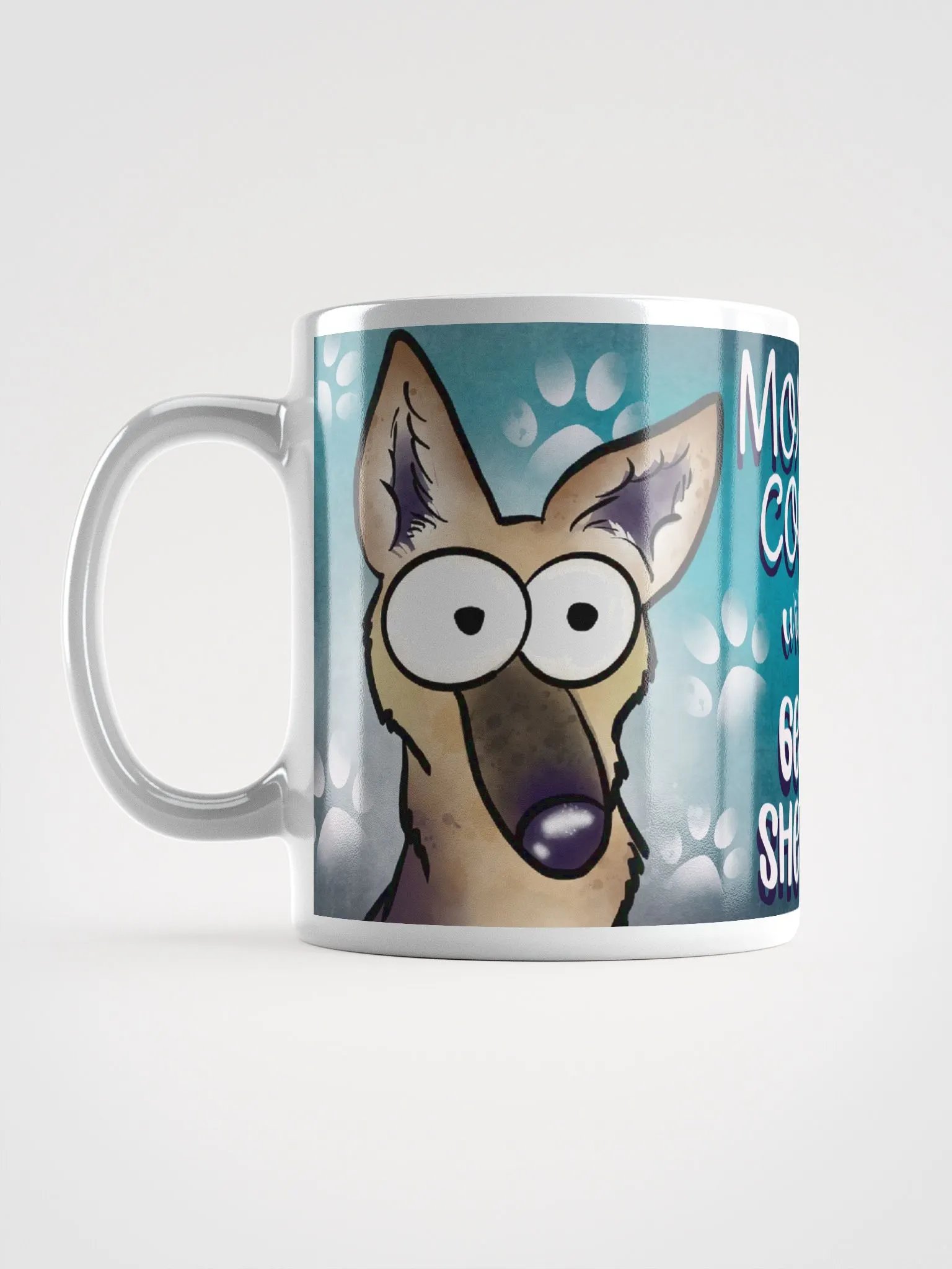 Morning Coffee With My German Shepherd Mug product image (3)