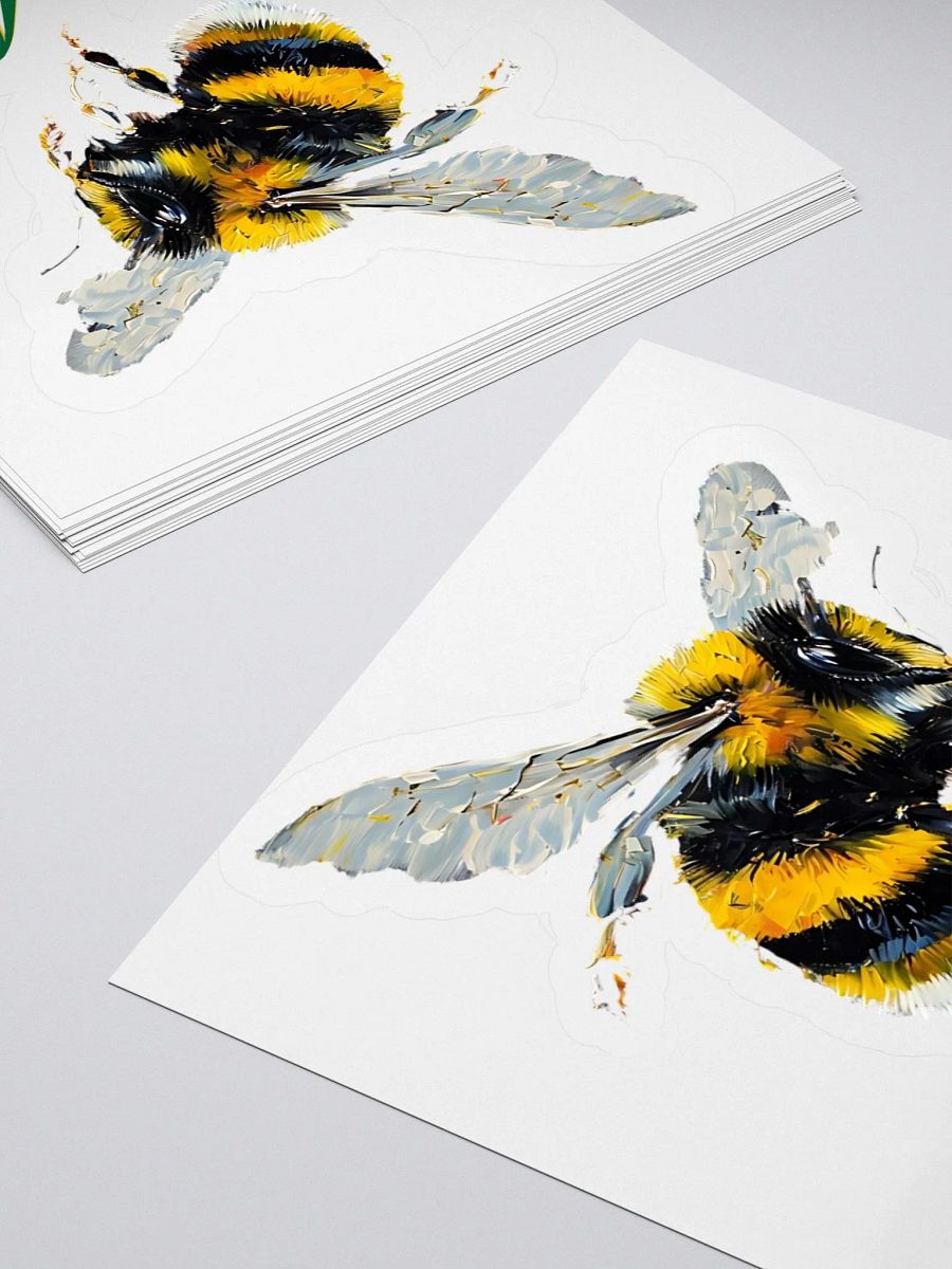 Bee Nice! Vibrant Kiss Cut Stickers product image (13)