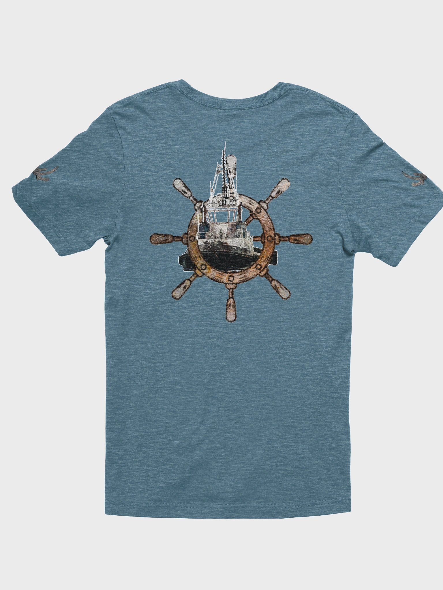 Ship Wheel & Tug Chief – Vigilant Marine Workwear | Twin Anchor Apparel Sternwatch Tee Line product image (3)