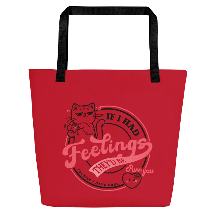 Paws Off My Heart - Tote Bag with Pocket product image (1)
