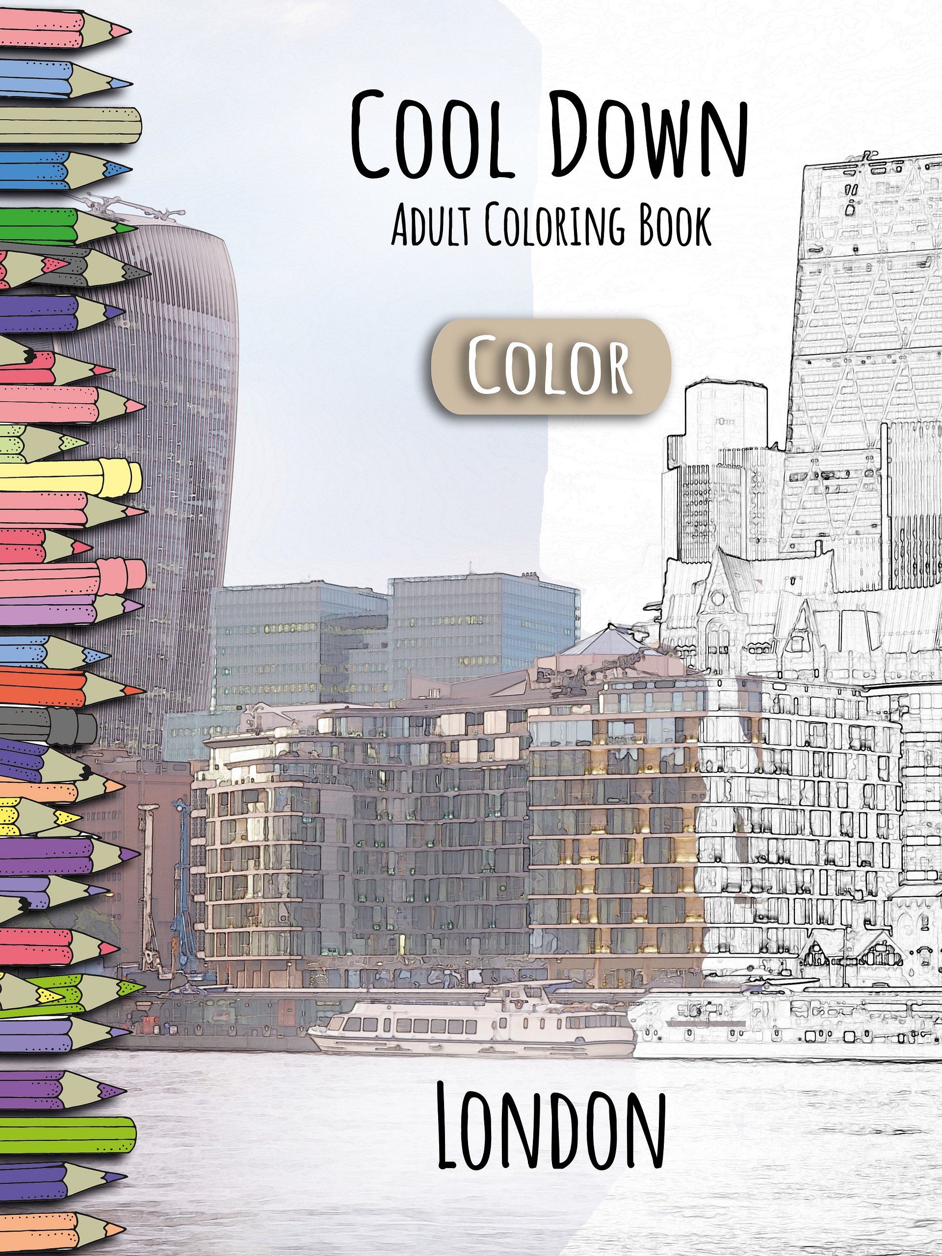Cool Down [Color] | Adult Coloring Book: London product image (1)