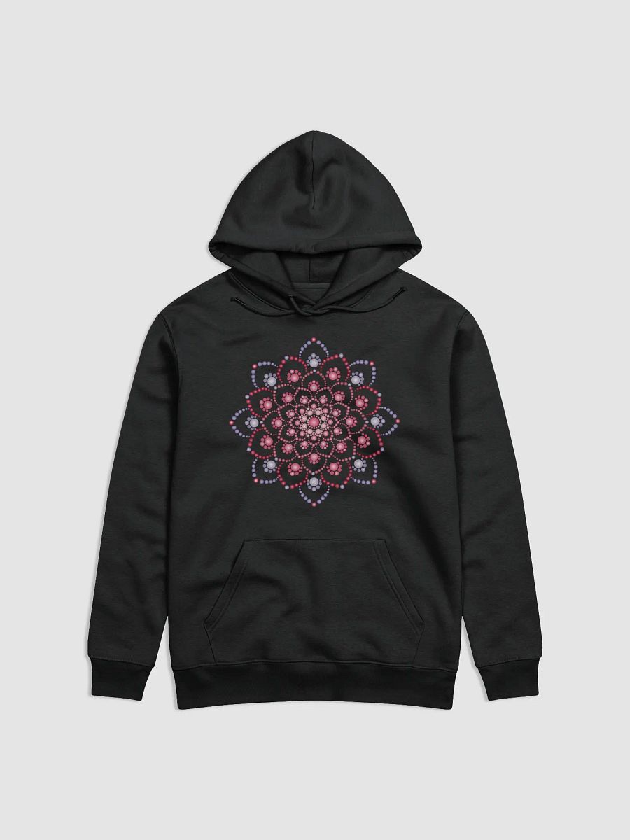 Purple and Pink Dot Mandala Unisex Eco Hoodie product image (1)