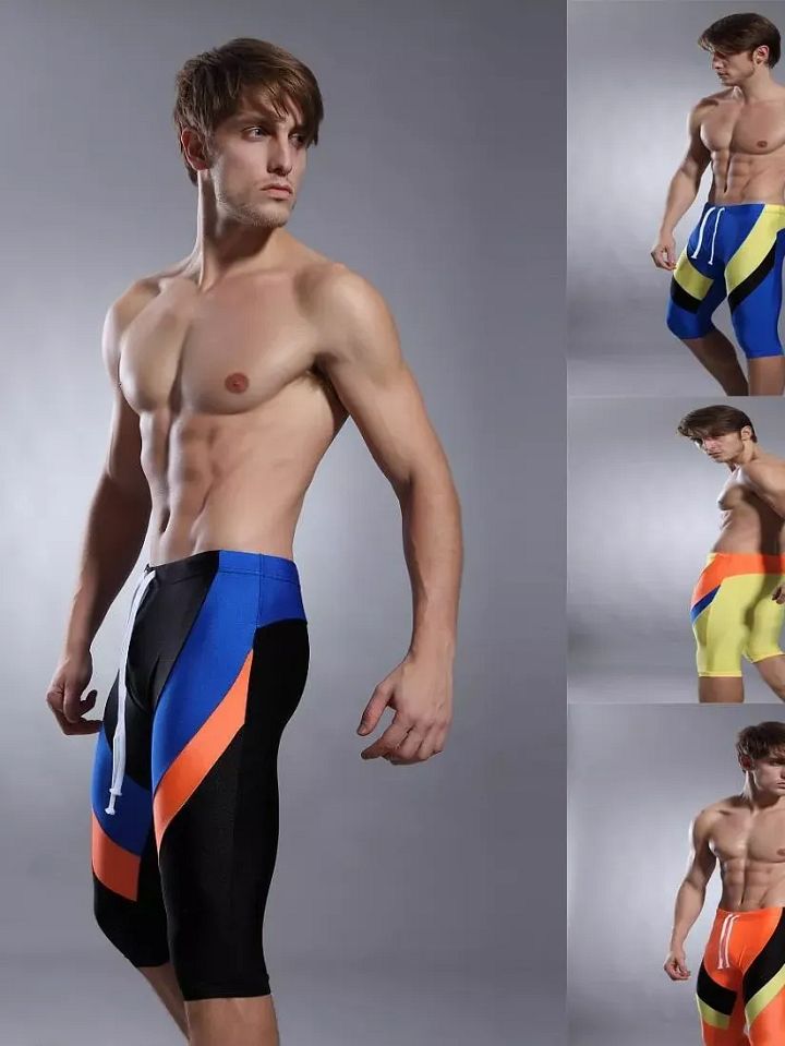 New DigSuperbody Swimming Swimsuit Jammer triathlon swim brief running fitness lowital Product product image (1)