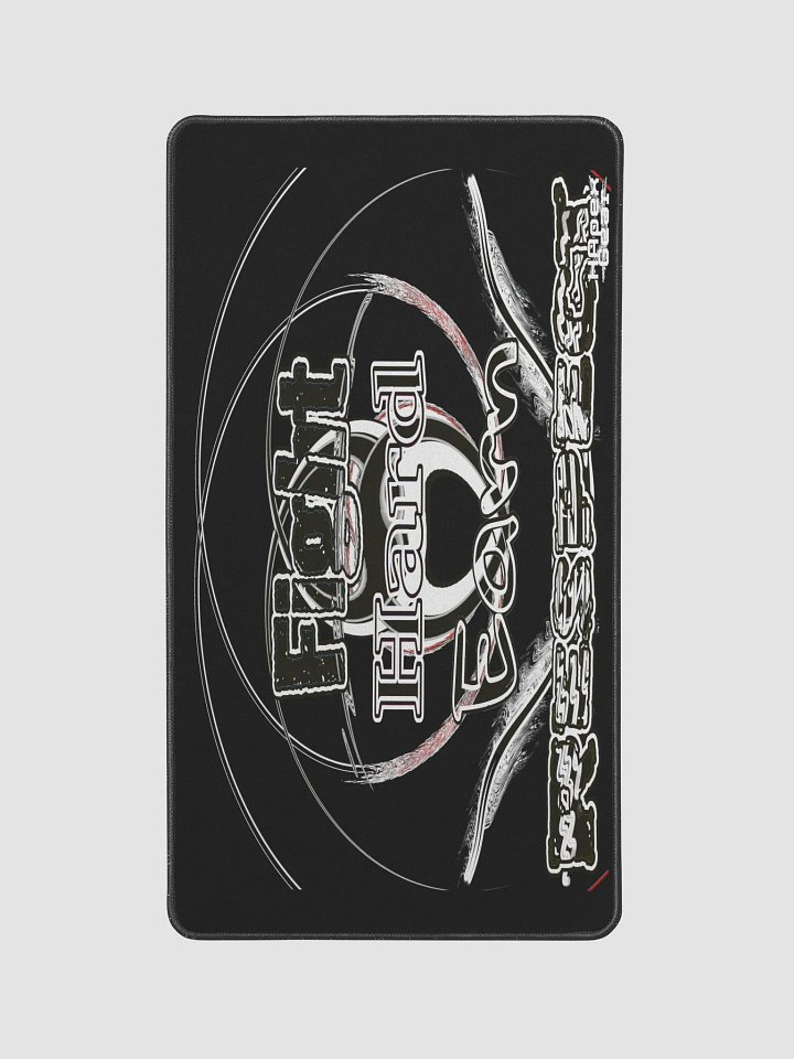 Fight Hard Earn Respect - Black - Desk Mat 12