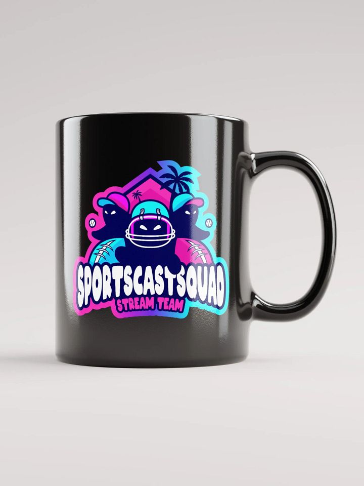 SCS STREAM TEAM BLACK MUG product image (1)