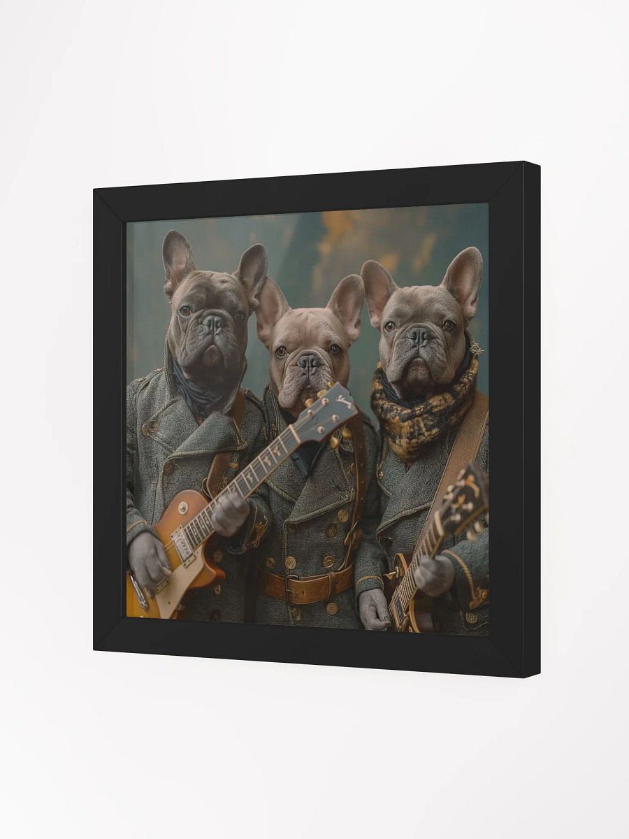 Frenchie Dog Rock Band Funny Animals Wall Art product image (16)