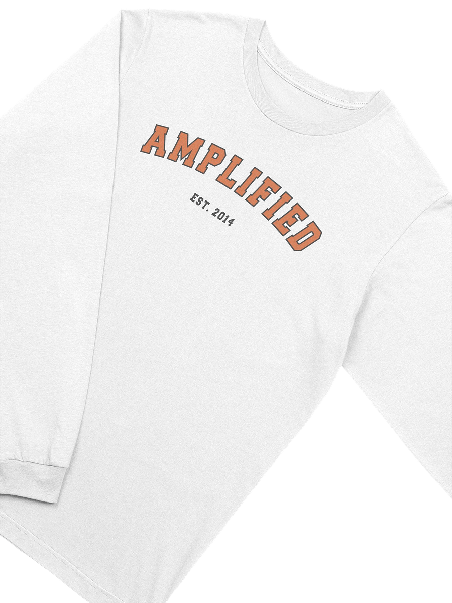 Amp Varsity long-Sleeved Tshirt (White) product image (3)
