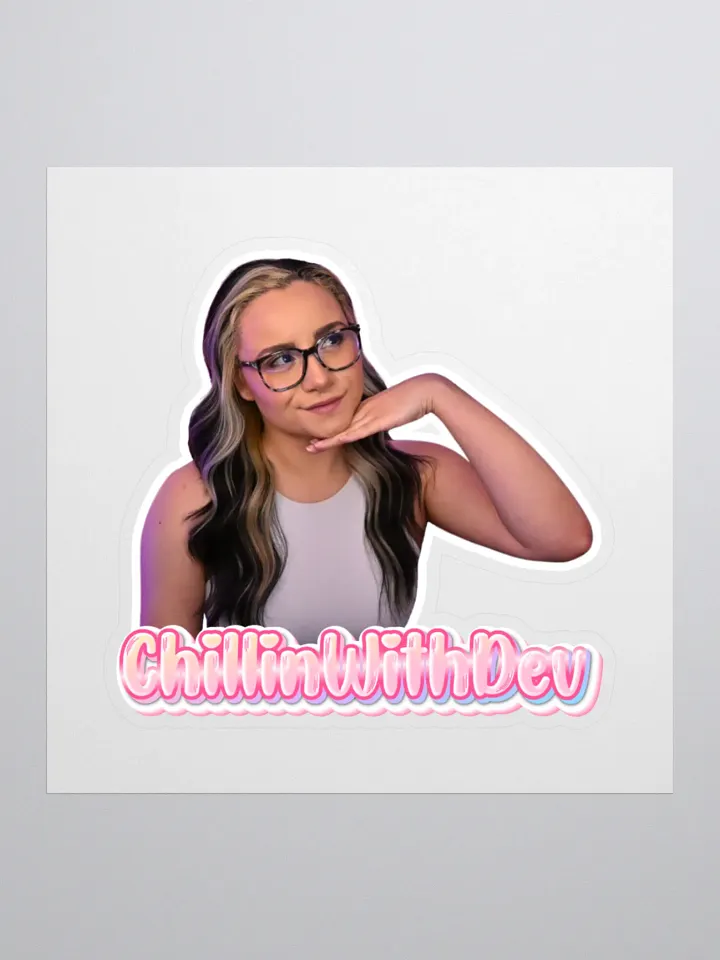 ChillinWithDev *NEW PFP* Sticker product image (1)