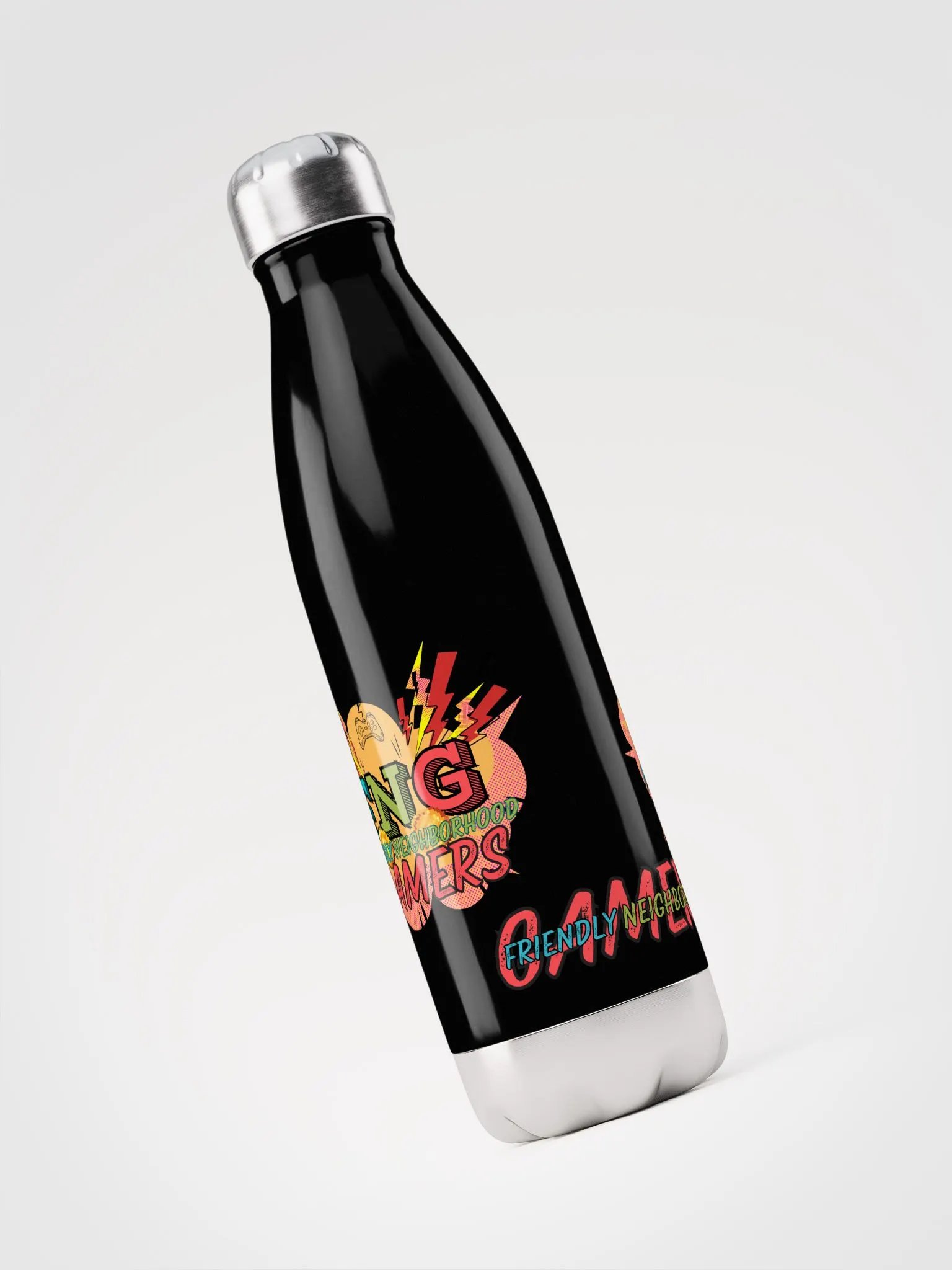 FNG Explosive Logo Stainless Steel Water Bottle product image (3)