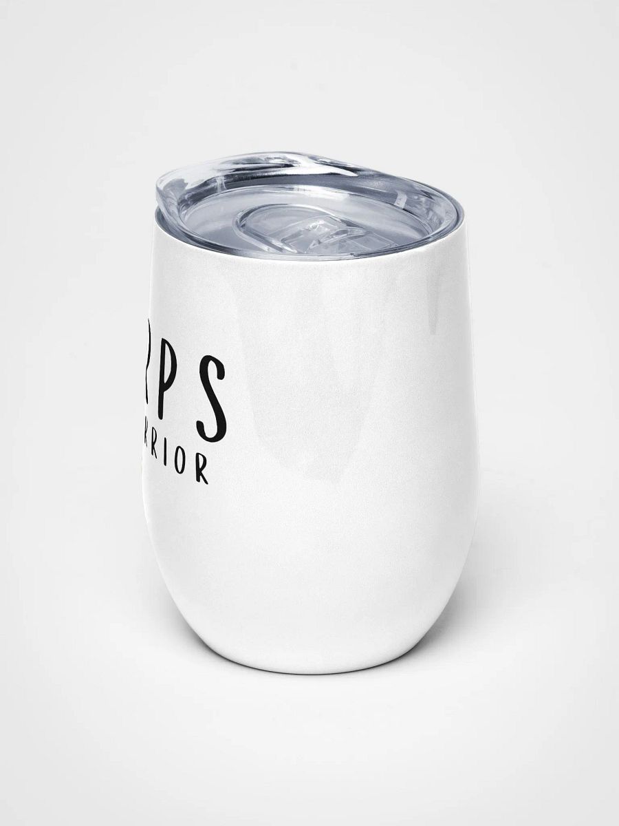 CRPS Warrior Bubble Ribbon stainless steel Wine Tumbler (12oz) product image (5)