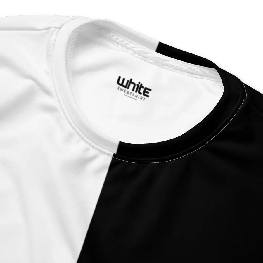 Half Black Half White Sweatshirt product image (4)
