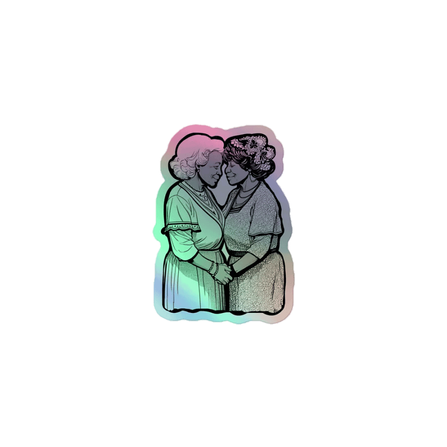 Our Love Is Sacred LGBTQ+ Holo Sticker product image (1)